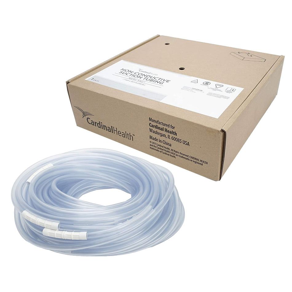 Bulk Suction Tubing Medi-Vac® Clear 1/4 Inch I.D. 100 Foot Length Non-Conductive Plastic NonSterile