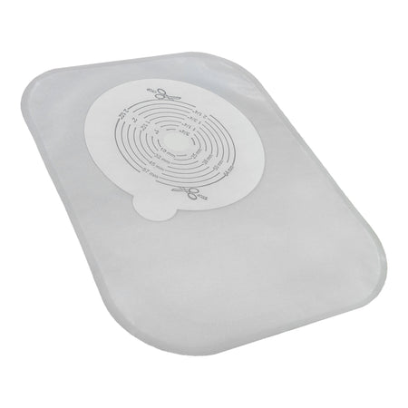Securi-T™ One-Piece Closed End Transparent Filtered Ostomy Pouch, 8 Inch Length, 1/2 to 2½ Inch Stoma