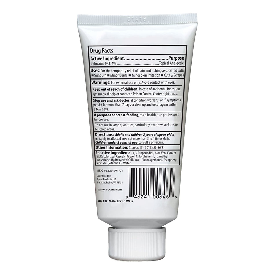 Alocane Emergency Burn Gel, Maximum Strength