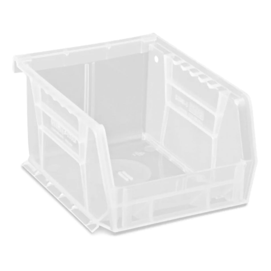 Stackable Storage Bin Uline® Clear Plastic 3 X 4 X 5-1/2 Inch
