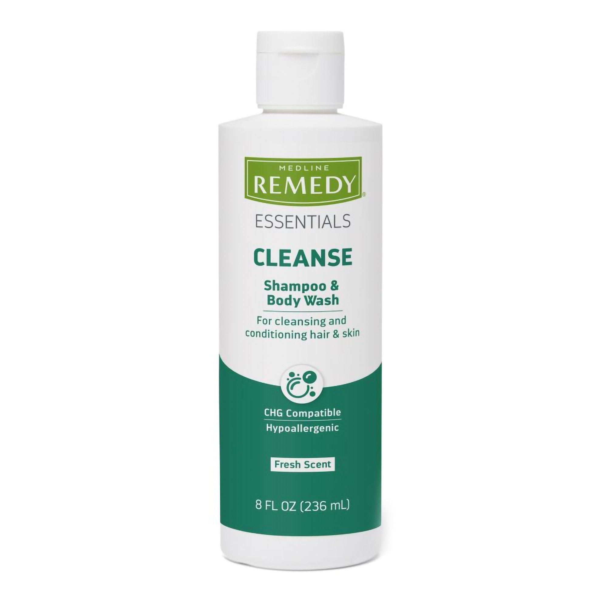 Shampoo and Body Wash Remedy Essentials 8 oz. Flip Top Bottle Citrus Vanilla Scent - Personal Hygiene>Hair Care>Shampoos -...
