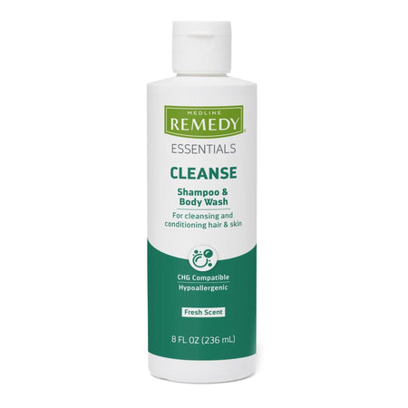 Shampoo and Body Wash Remedy Essentials 8 oz. Flip Top Bottle Citrus Vanilla Scent - Personal Hygiene>Hair Care>Shampoos -...