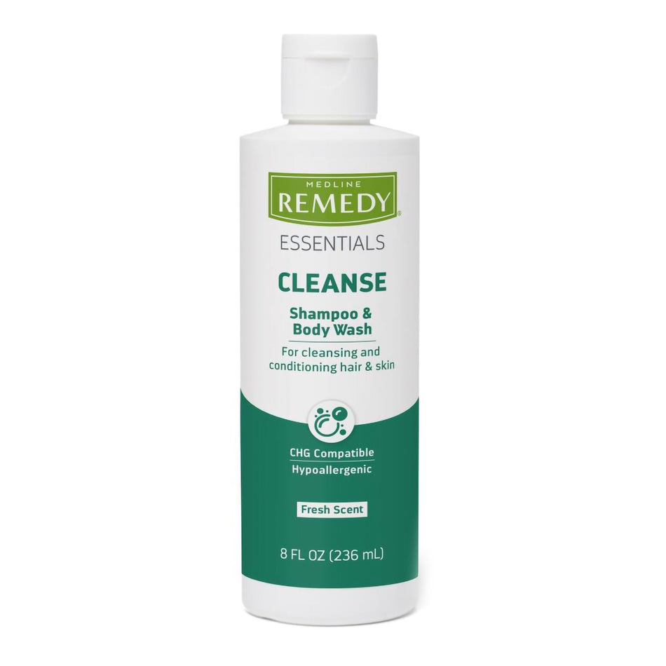 Shampoo and Body Wash Remedy Essentials 8 oz. Flip Top Bottle Citrus Vanilla Scent