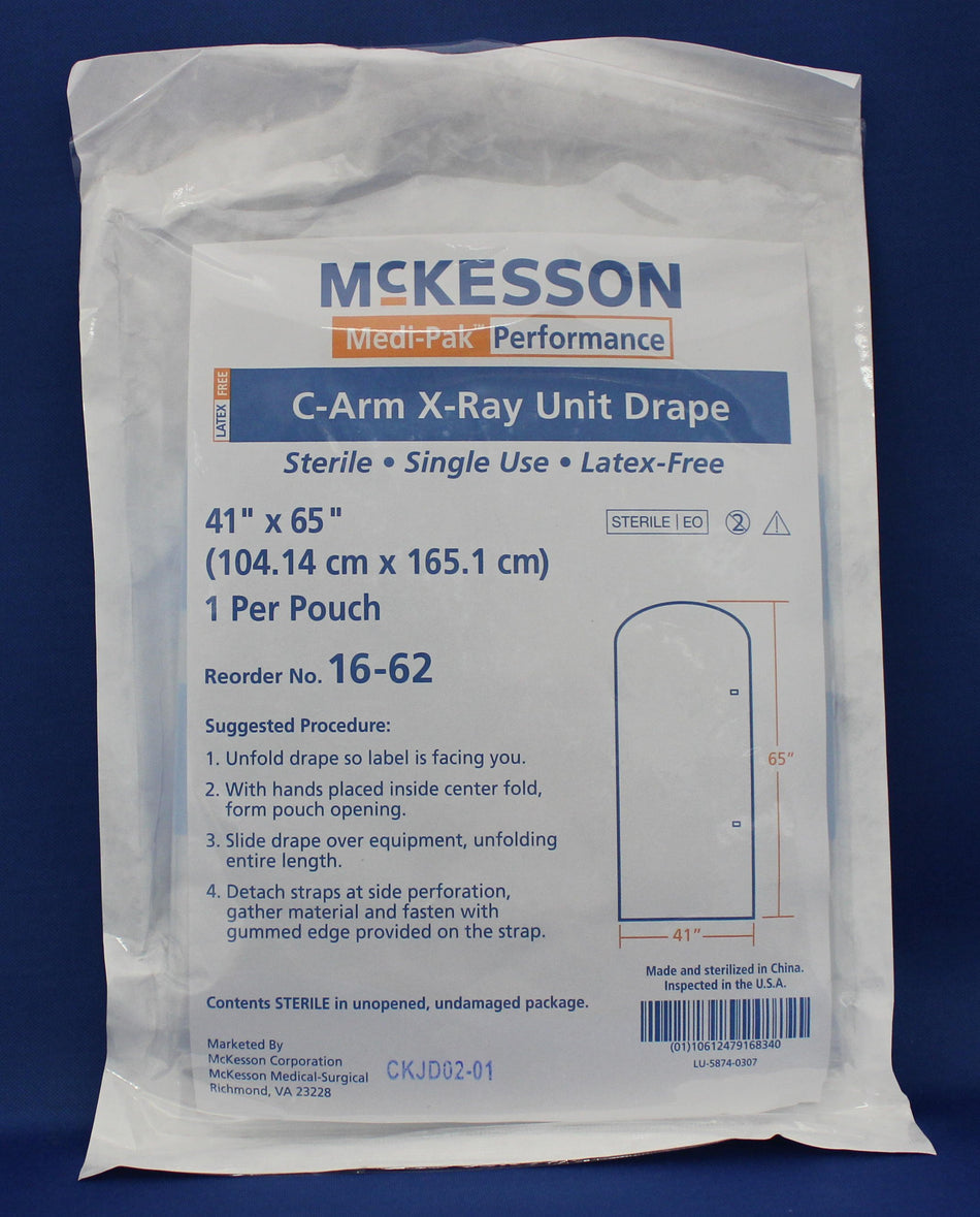 Mobile X-Ray Drape McKesson 41 X 65 Inch For X-Ray or C-Arm Image Intensifiers