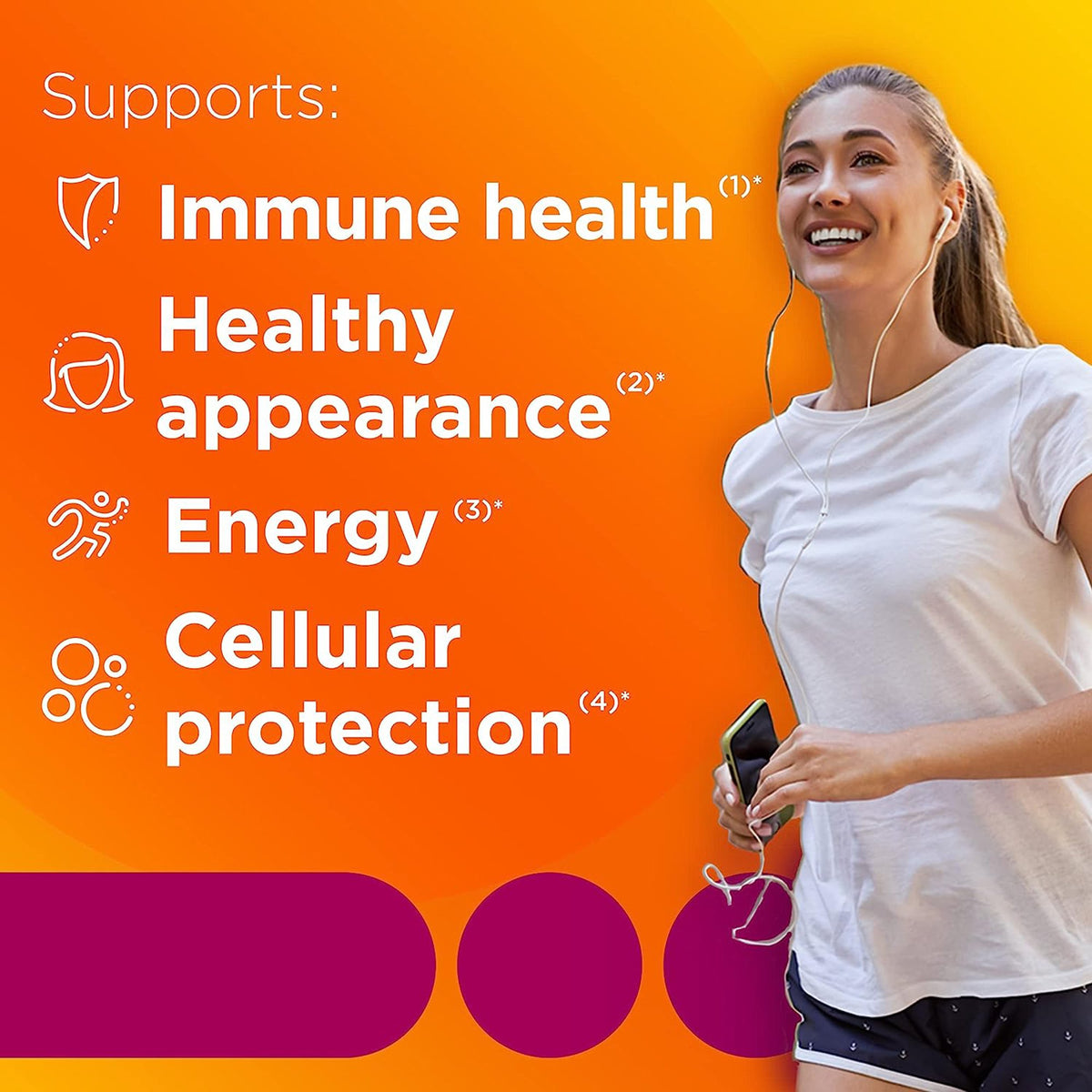 Immune Support Supplement Centrum® Women Tablet 160 per Bottle