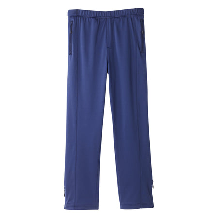 Silverts® Men's Easy Touch Side Zip Pant with Catheter Access, Navy Blue, Small