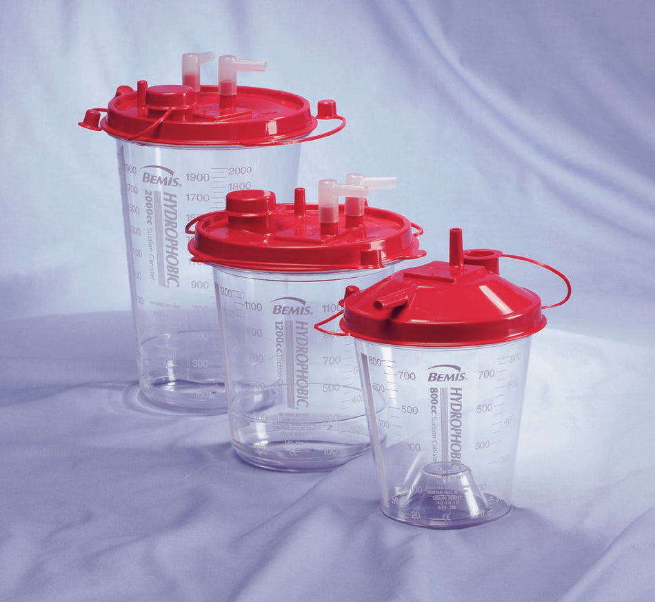Rigid Suction Canister Hi-Flow™ 2000 mL Pour Lid