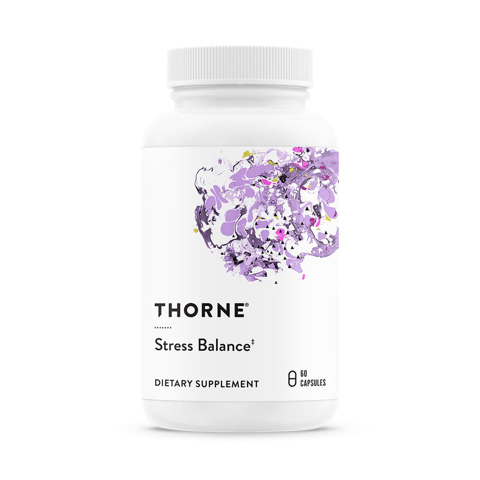 Dietary Supplement THORNE® Stress Balance Capsule 60 per Bottle
