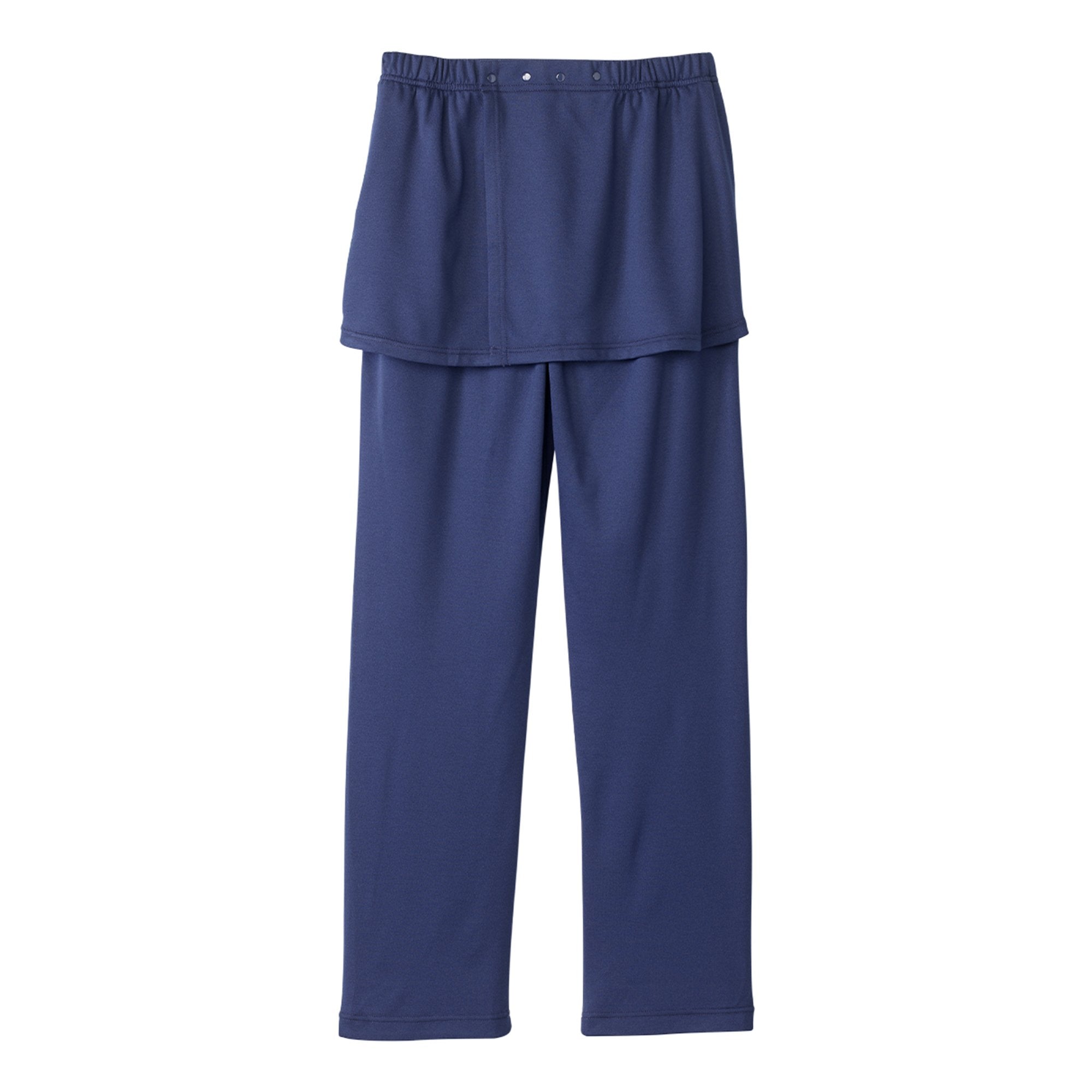 Silverts® Women's Open Back Soft Knit Pant, Navy Blue, Medium