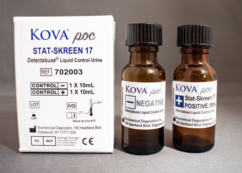 Drugs of Abuse Control Set Detectabuse® Stat-Skreen® Positive Level / Negative Level 2 X 10 mL