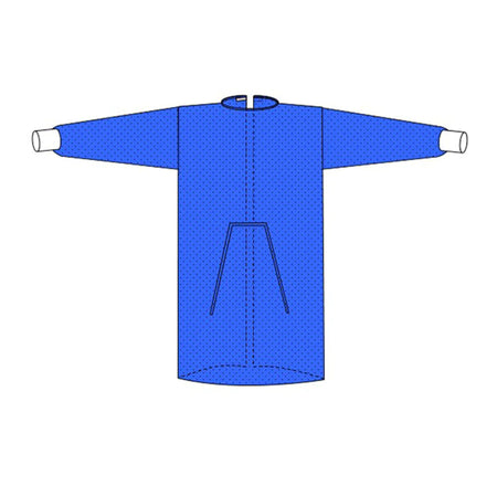 Protective Procedure Gown Welmed X-Large Blue NonSterile Not Rated Disposable