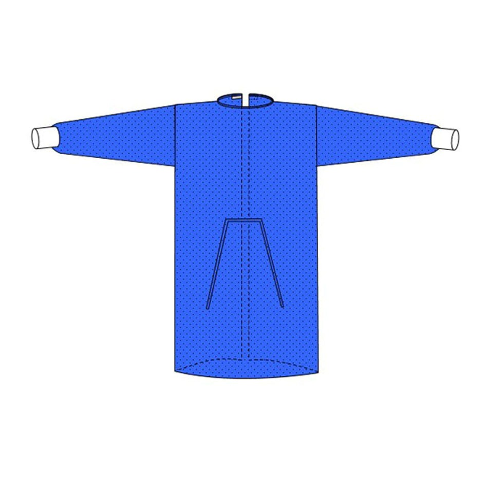 Protective Procedure Gown Welmed X-Large Blue NonSterile Not Rated Disposable