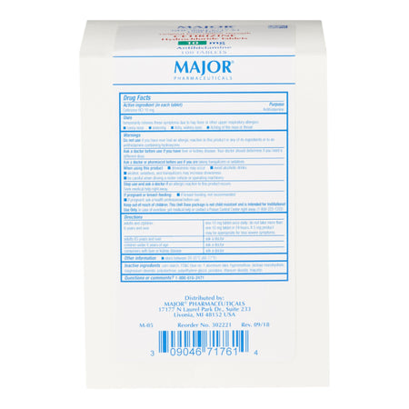 Cetirizine HCl 10 mg Tablet 100 Tablets