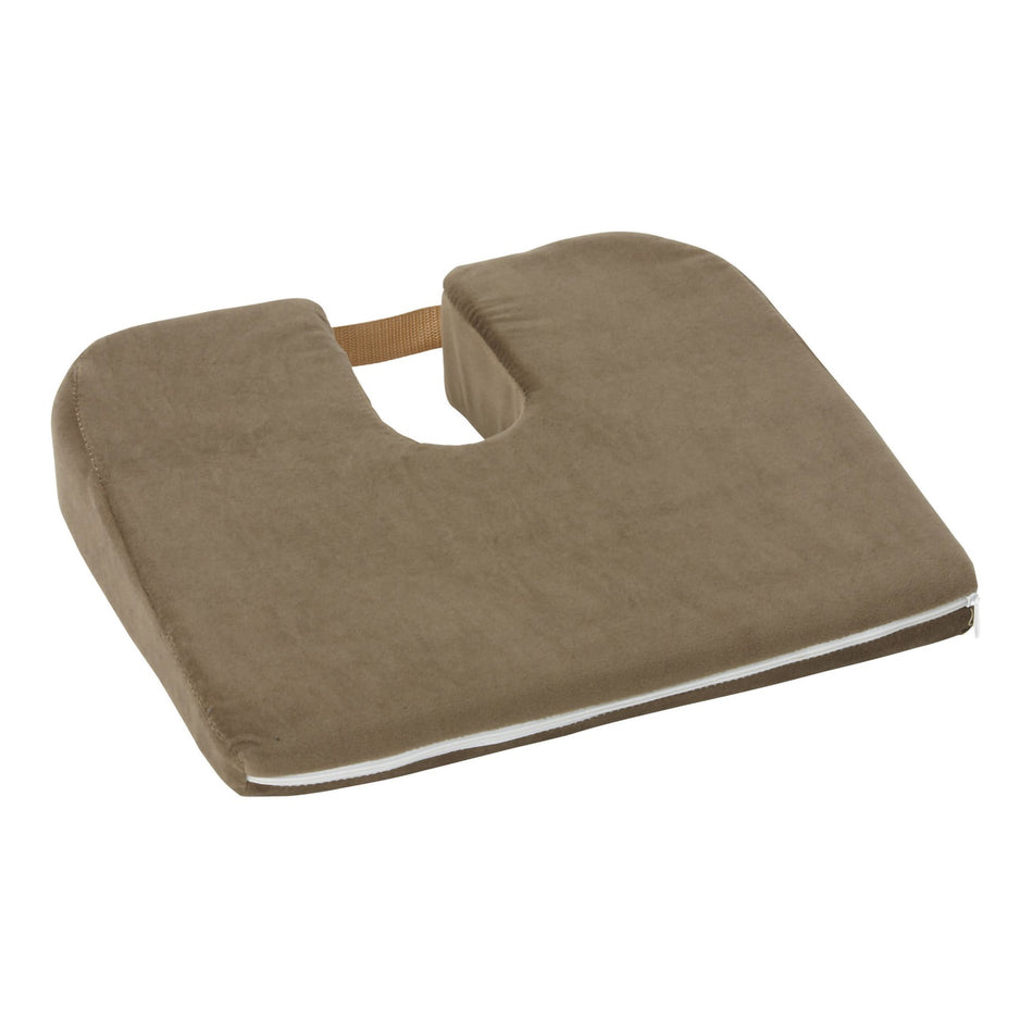 Coccyx Relief Seat Cushion DMI® 14 W X 15 D X 1-1/2 H Inch Foam