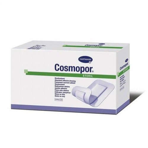 Adhesive Dressing Cosmopor® Steril 3-1/5 X 6 Inch Nonwoven Rectangle White Sterile