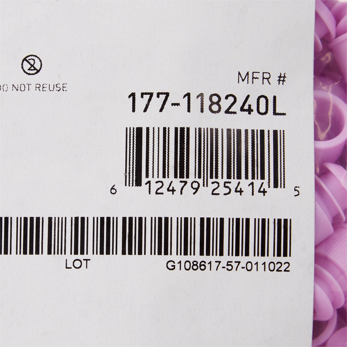 McKesson Lavender Tube Closure for use with 13 mm Blood Drawing Tubes, Glass Test Tubes, Plastic Culture Tubes