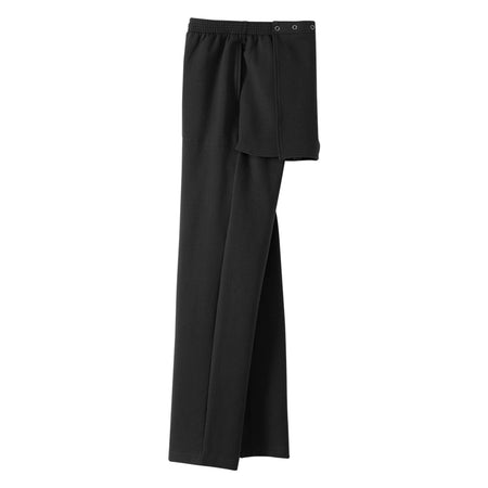 Silverts® Women's Open Back Fleece Pant, Black, 3X-Large