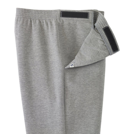 Adaptive Pants Silverts® Side Opening Medium Heather Gray Female