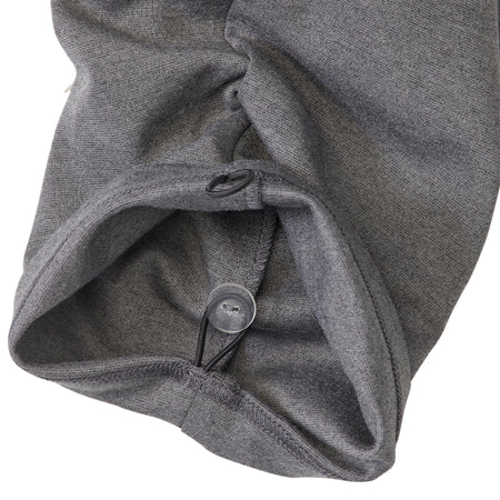 Silverts® Women's Open Back Soft Knit Pant, Heather Gray, Small