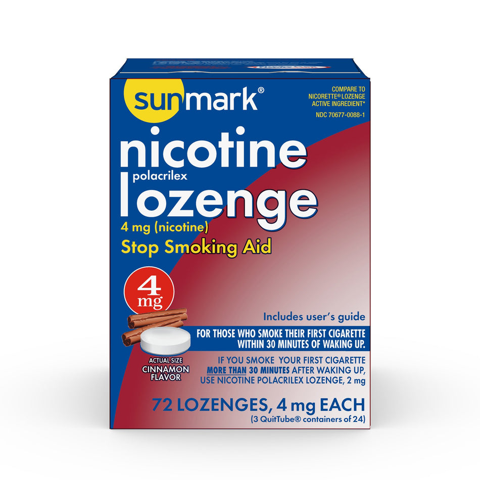 Stop Smoking Aid McKesson 4 mg Strength Lozenge