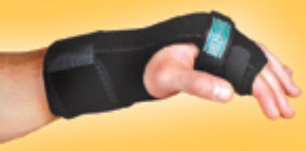 Hand / Finger Brace TKO® Standard Neoprene / Nylon / UBL Left Hand Black One Size Fits Most - Orthopedic>Immobilizers, Spl...