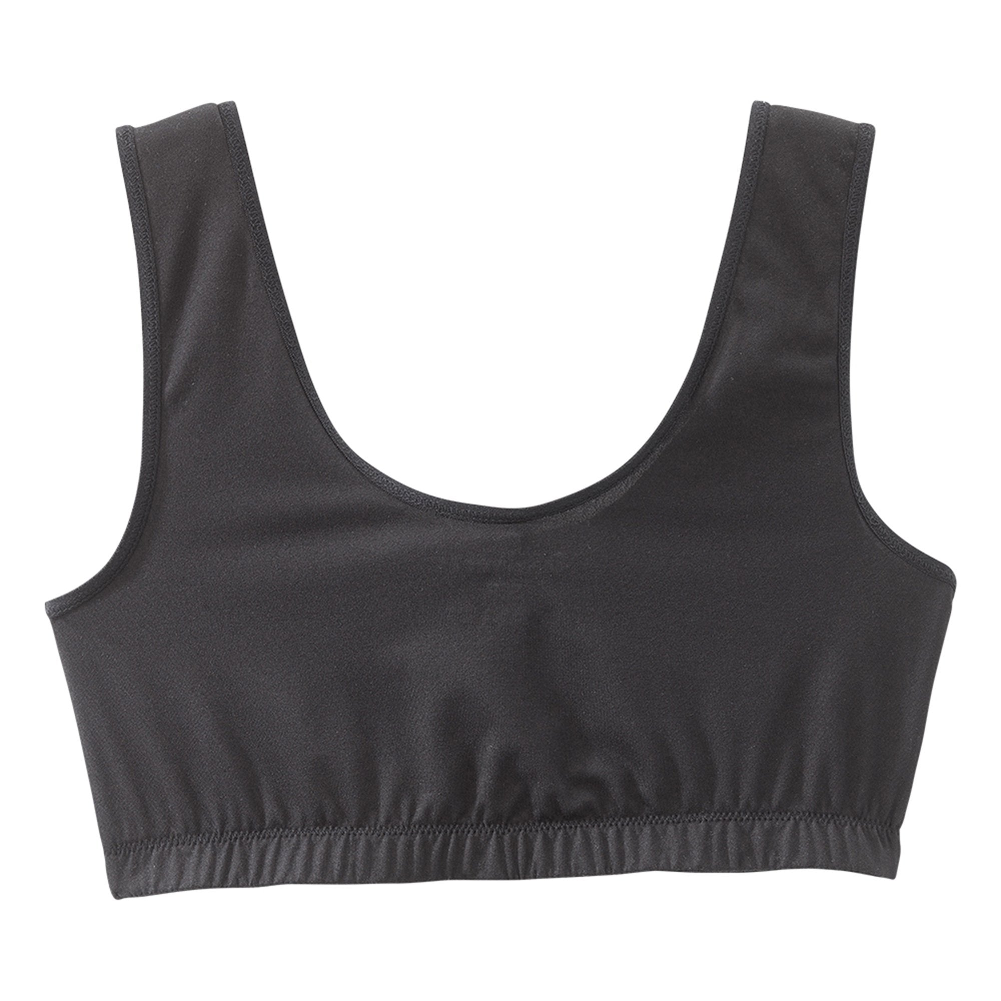 Adaptive Front Closure Bra Silverts® Black Large 42 to 44 Inch