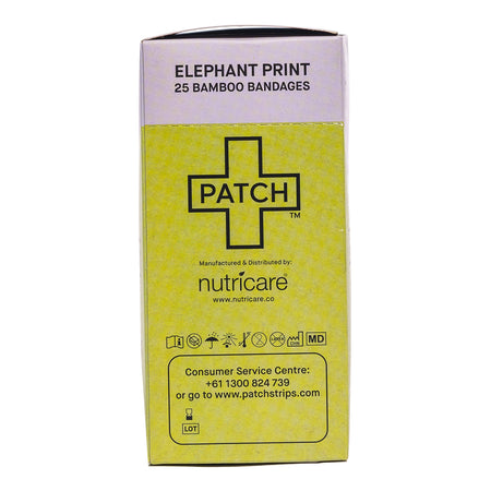 Adhesive Strip Patch™ Kids 3/4 X 3 Inch Bamboo Rectangle Kid Design (Elephant) Sterile