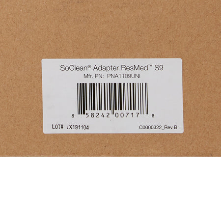 CPAP Sanitizing Unit Adapter SoClean® 5-3/4 X 2-1/2 X 6-3/4 Inch