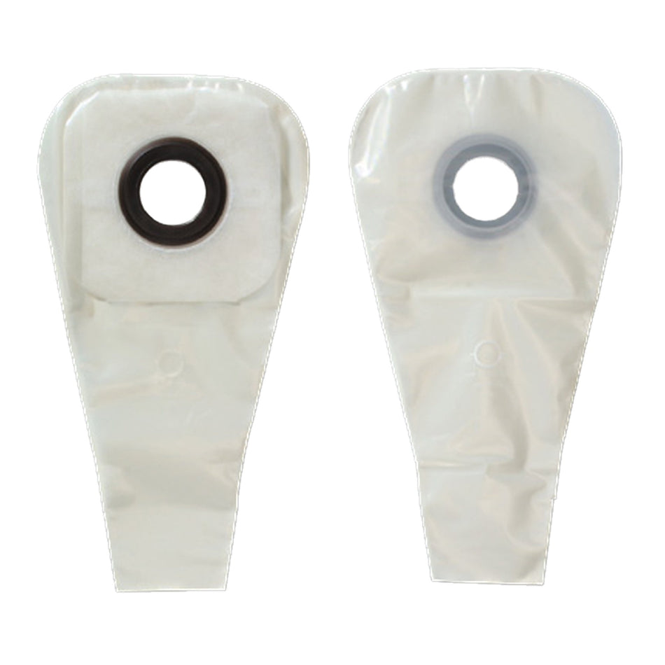 Ostomy Pouch Karaya 5 One-Piece System 9 Inch Length, Mini Convex, Pre-Cut 1-3/4 Inch Stoma Drainable