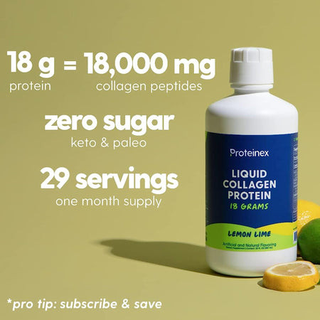 Oral Supplement Proteinex® Lemon-Lime Flavor Liquid 30 oz. Bottle