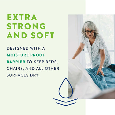 Disposable Underpad Prevail® Total Care™ 30 X 30 Inch Polymer Heavy Absorbency