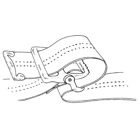 Gait Belt SkiL-Care™ 60 Inch Length Pastel Stripe Cotton