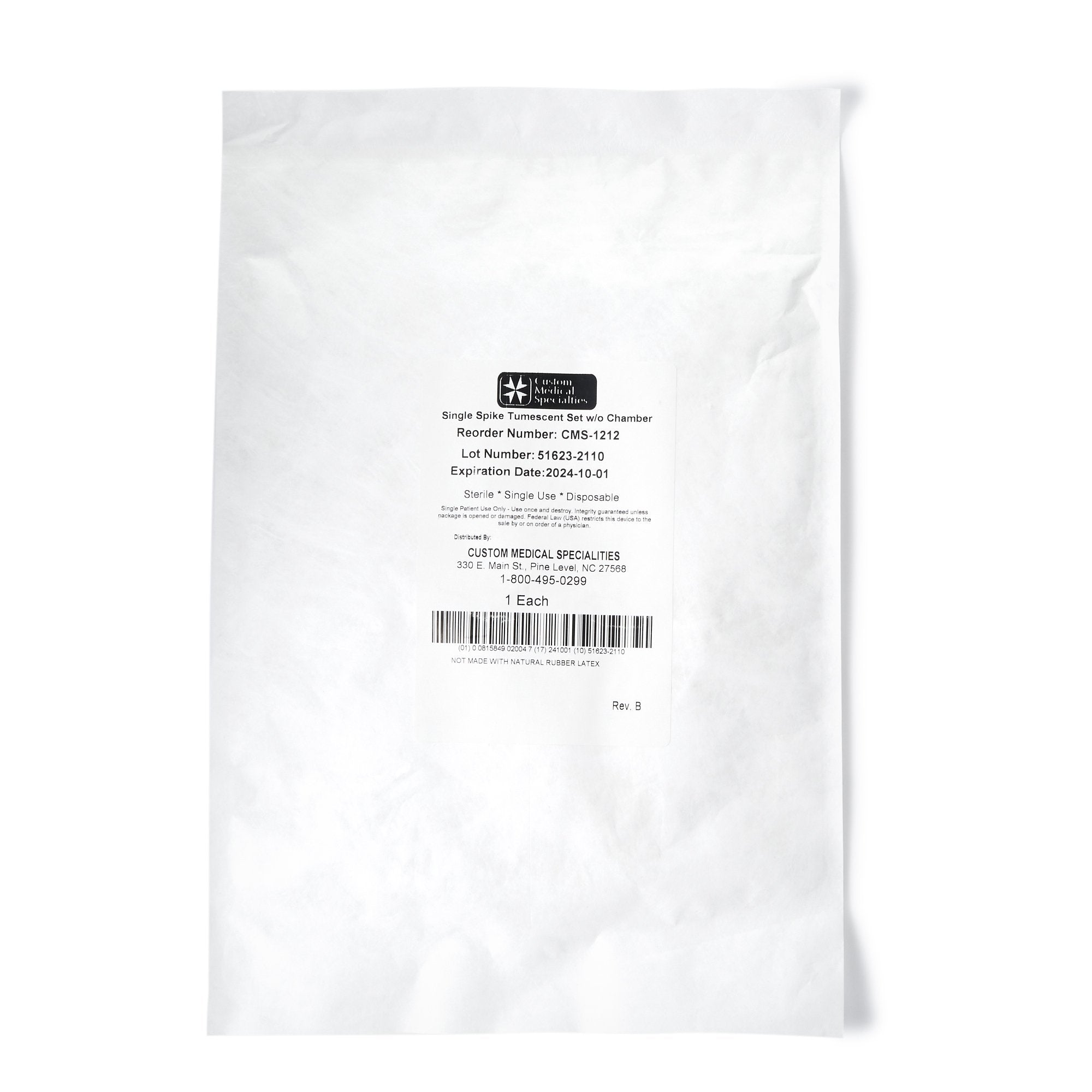 Varicose Vein Anesthesia Infiltration Tubing CMS