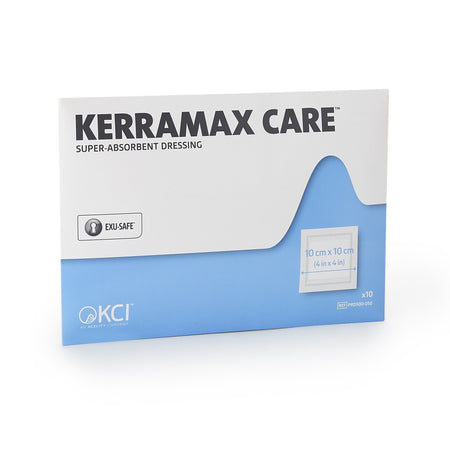 Super Absorbent Dressing KerraMax Care® 4 X 4 Inch Square