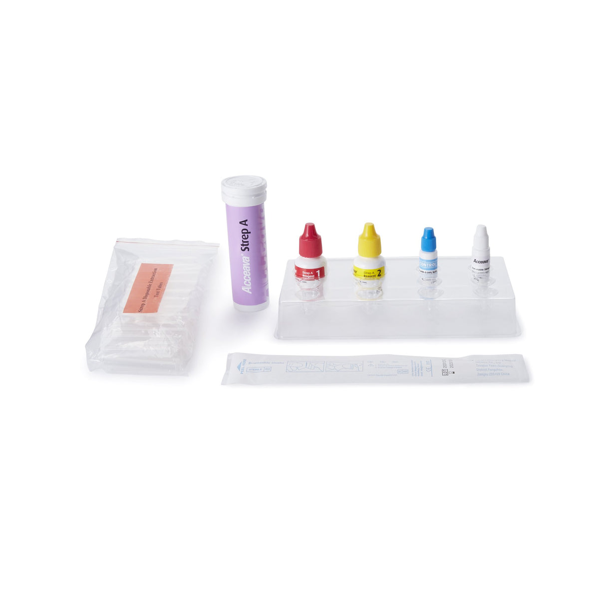 Respiratory Test Kit Acceava® Strep A Test 50 Tests CLIA Waived