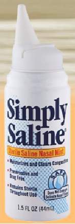 Saline Nasal Spray Simply Saline® 0.9% Strength 1.5 oz.