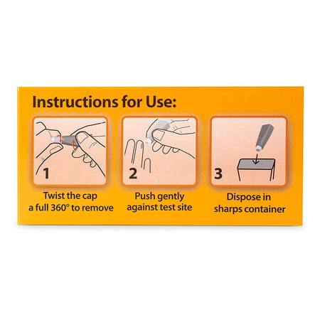 Safety Lancet ReadyLance™ 28 Gauge Retractable Pressure Activated Finger
