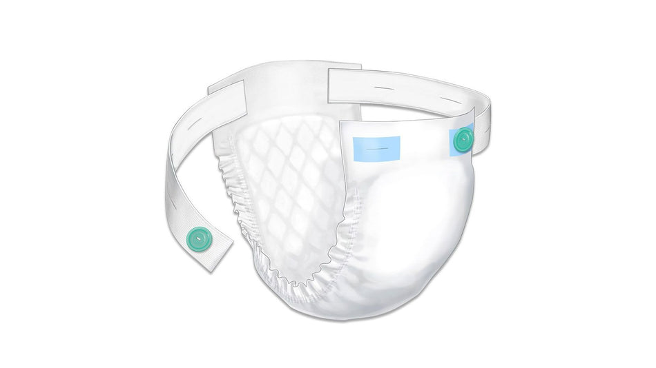 Unisex Adult Incontinence Belted Undergarment Wings™ Belted One Size Fits Most Disposable Heavy Absorbency