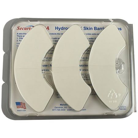 Skin Barrier Strip Securi-T® Moldable, Standard Wear Adhesive without Tape Without Flange Universal System Hydrocolloid 1/2 Arch