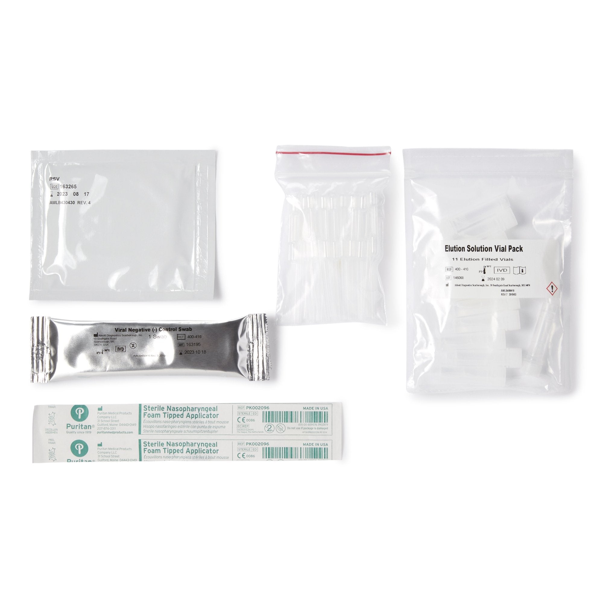 Respiratory Test Kit BinaxNOW® Respiratory Syncytial Virus Test (RSV) 22 Tests CLIA Waived