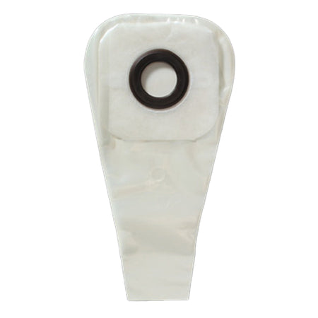 Ostomy Pouch Karaya 5 One-Piece System 16 Inch Length Convex, Pre-Cut 7/8 Inch Stoma Drainable