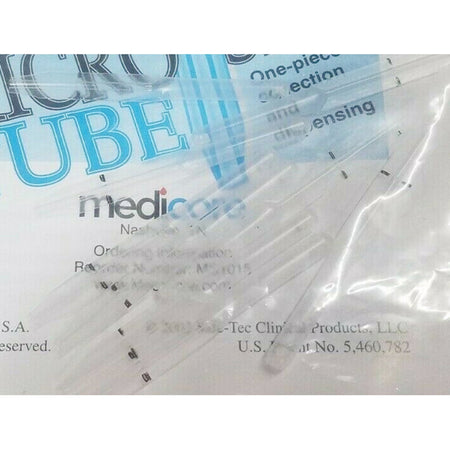 Microsafe® Capillary Blood Collection Tube Plain 15 µL Without Closure Plastic Tube