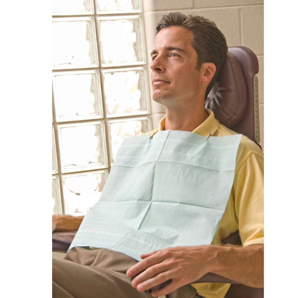 Dental Bib Extra-Gard® 13 W X 19 L Inch Blue NonSterile