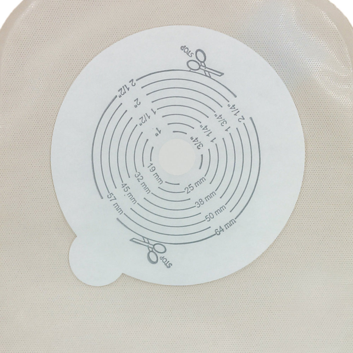 Ostomy Pouch Securi-T™ One-Piece System 8 Inch Length Flat, Trim To Fit Closed End