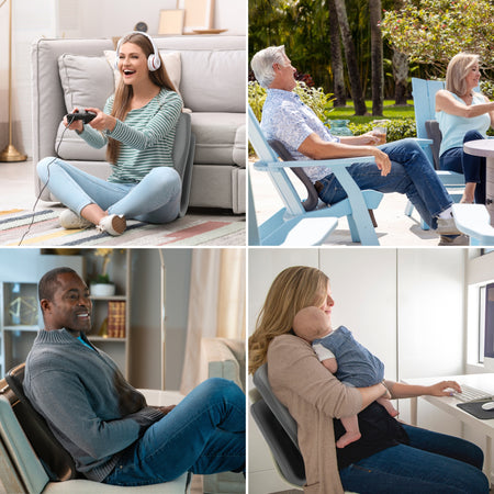 Lumbar Support Seat Rocker Ready Rocker® 11 X 16 X 17 Inch Foam / Aluminum