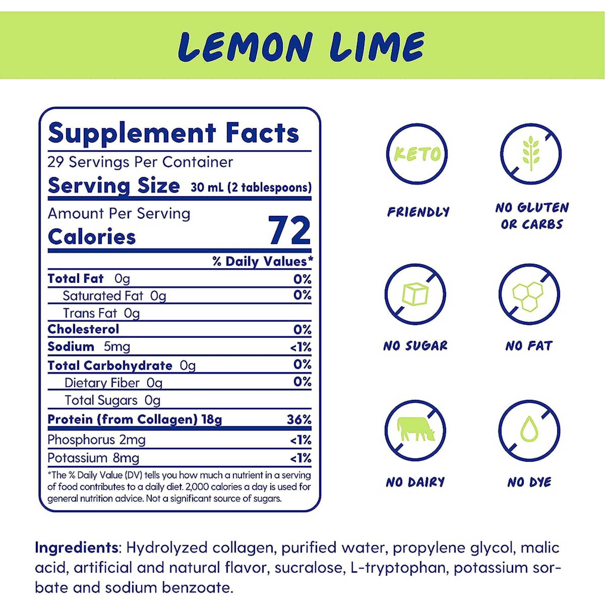 Oral Supplement Proteinex® Lemon-Lime Flavor Liquid 30 oz. Bottle