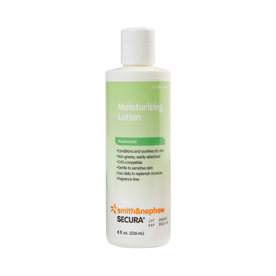 Hand and Body Moisturizer Secura™ 8 oz. Bottle Unscented Lotion