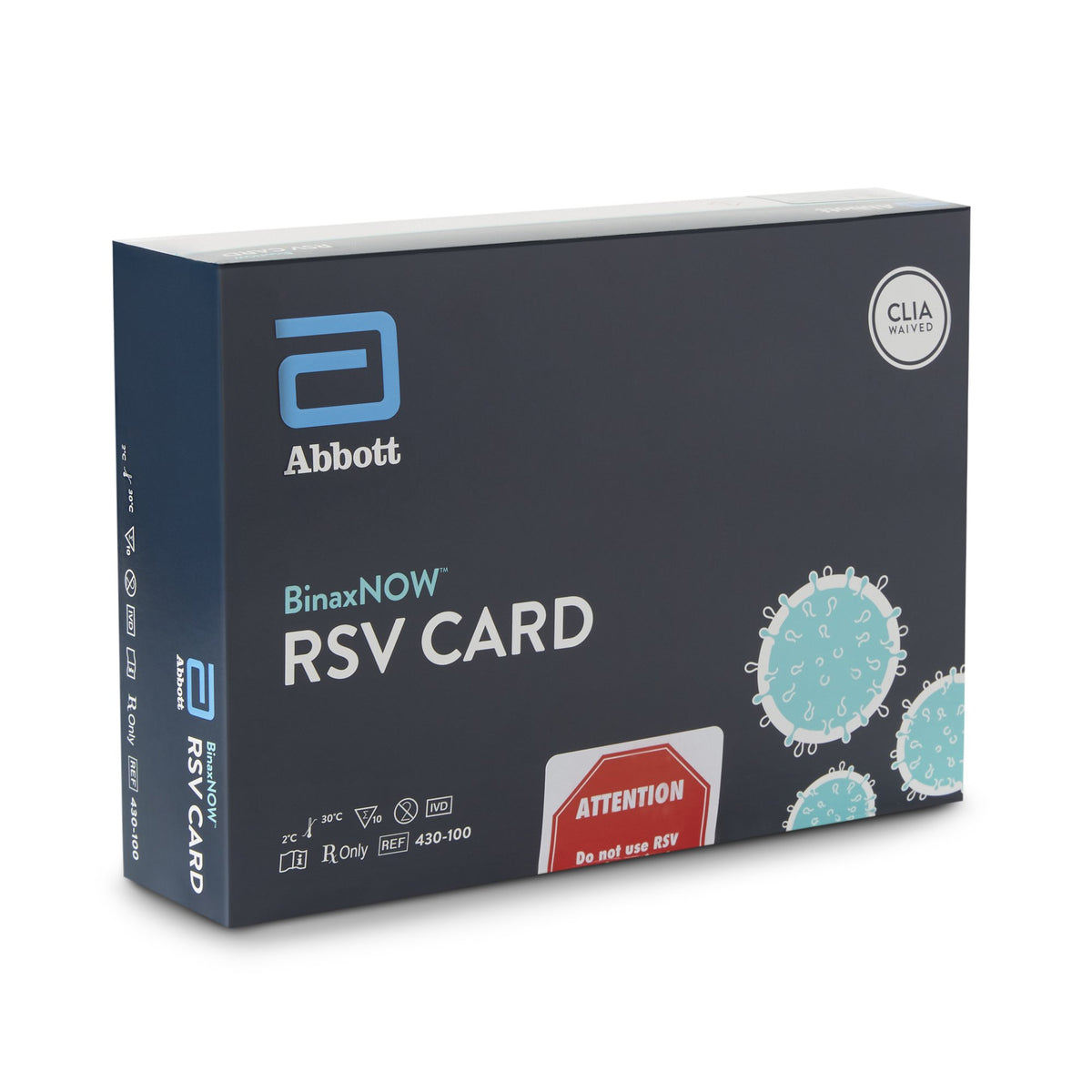 Respiratory Test Kit BinaxNOW® Respiratory Syncytial Virus Test (RSV) 10 Tests CLIA Waived