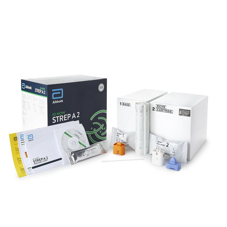 Respiratory Test Kit ID NOW™ Strep A 2.0 24 Tests CLIA Waived