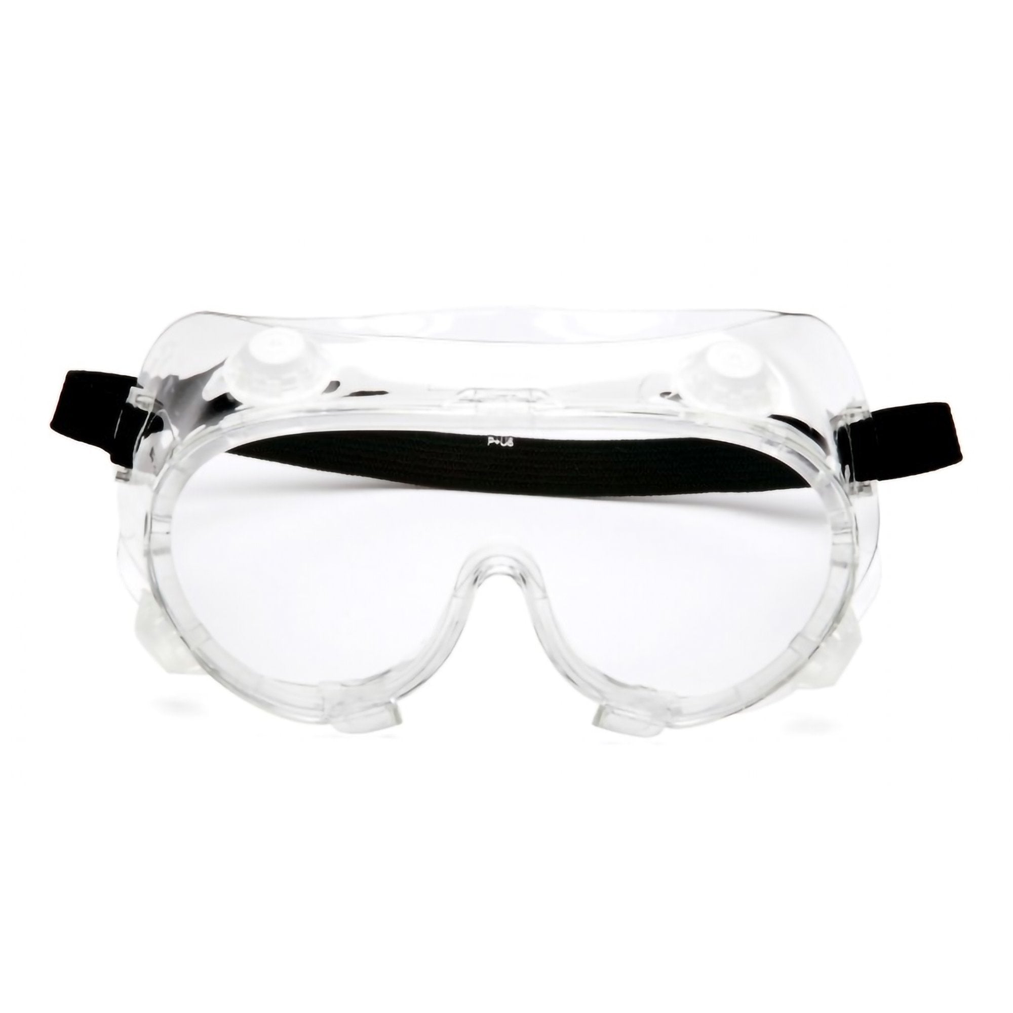 Protective Goggles Pyramex Fit Over Clear Tint Polycarbonate Lens Clear Frame Elastic Strap One Size Fits Most